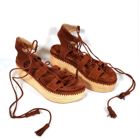 Stuart Weitzman Shoes Stuart Weitzman Suede Romanesque Platform